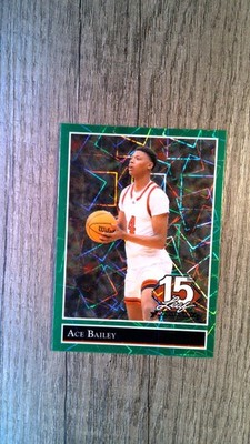 ACE BAILEY 2025 LEAF 15 ANNIV. #91B2 '91 LEAF GREEN LAZER 2/6