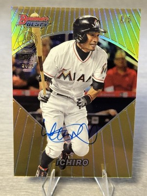  ICHIRO SUZUKI 2025 Bowman Buyback 2016 Bowmans Best Auto SP /5 #BOOKEND! 
