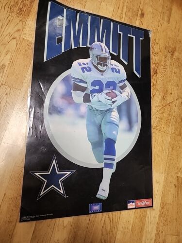 1993 Emmitt Smith NFL Dallas Cowboys Starline Infinity Poster Football Laminated - Picture 1 of 5