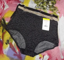 3 NEW WARNERS RS1043O 960 NO PINCHING NO PROBLEMS MF BRIEF PANTIES M/6