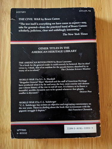 The Civil War Book By Bruce Catton (Paperback) - Picture 2 of 3