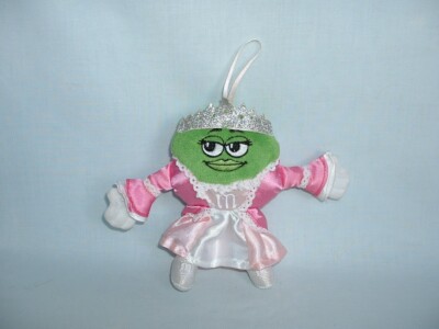 M&M PRINZESSIN kuschelweiches Plüschtier (GRÜN/MARS/HERREN/MANN/SÜSS/SCHOKOLADE/MÄDCHEN)