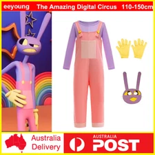 The Amazing Digital Circus Jax Cosplay Costume Kids Halloween Party Fancy Dress