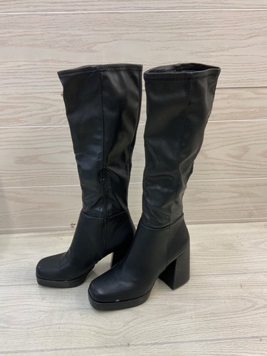 Steve Madden Kreo Platform Knee High Boot, Women's Size 8.5 M, Black MSRP  $169 196361849645 | eBay