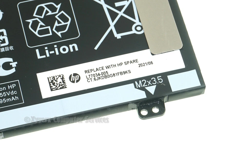 BATERÍA L77034-005 BN03XL OEM HP 11.55V 51WH ENVIDY 15M-EU 15M-EU0033DX(A)(DE19) Foto 3 de 4