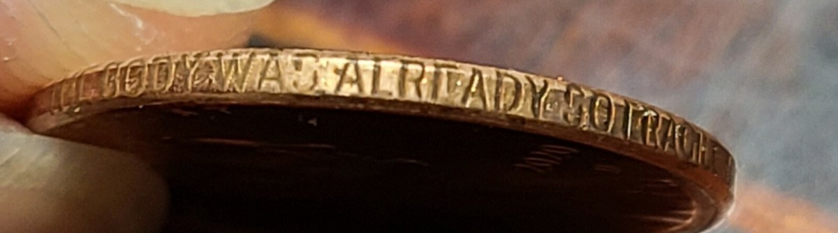 RARE!!!! 2020 D One Cent Coin Edge The Body Was Already So Fragile