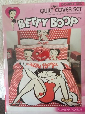 Betty Boop Double Quilt Cover New Manchester Textiles