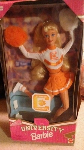 clemson cheerleader barbie doll
