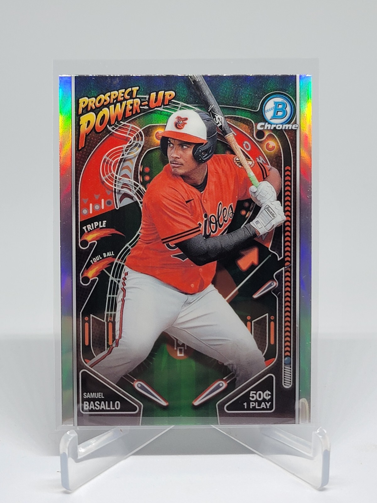 2024 Bowman-Prospect Power Up-Samuel Basallo #PP-8 F4B