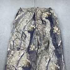 Vintage Cabelas Pants Mens XL Realtree Camo Dry Plus Hunting Double Knee USA