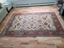 karastan wool rug 5'9"x 9' Made in USA