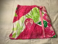 Lilly Pulitzer Vintage White Label Parrot Ports Of Caw Skort Girls Size 6