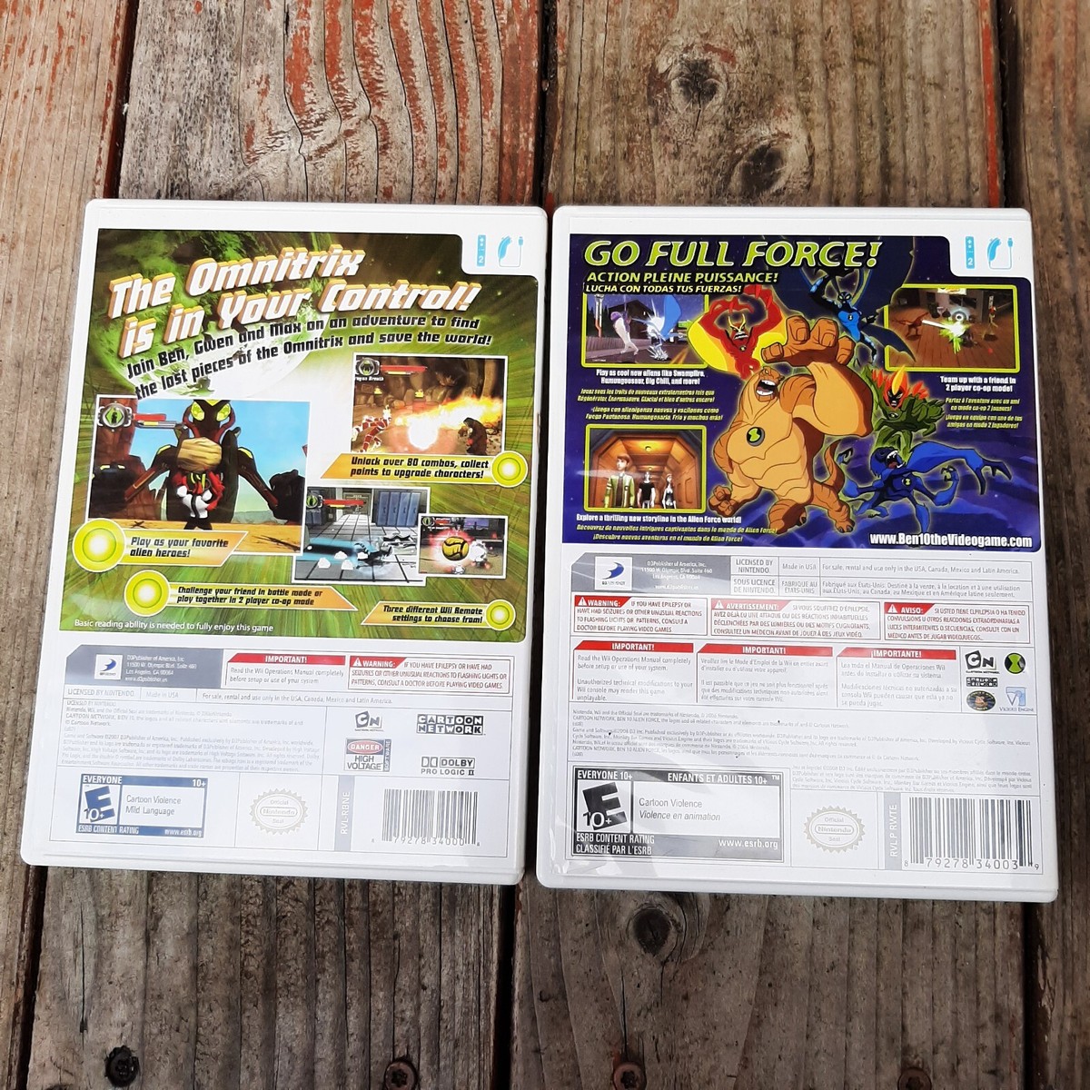 Ben 10: Alien Force (Nintendo Wii, 2008) Wii - CIB Complete