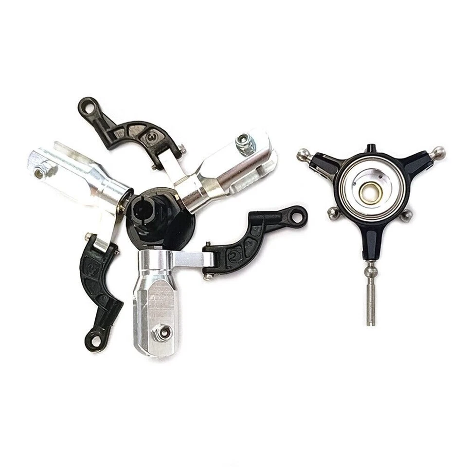3 Blades FBL Main Rotor Head 4mm Shaft for OMPHOBBY M2 S2 FW200 RC Helicopter - Image 4 of 4