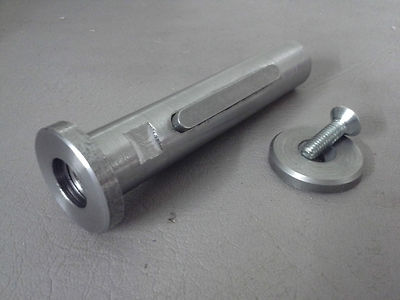 2X Spanndorn, Aufnahmedorn, Satinierwalze, M14, Satiniermaschine, Flex, Metabo,