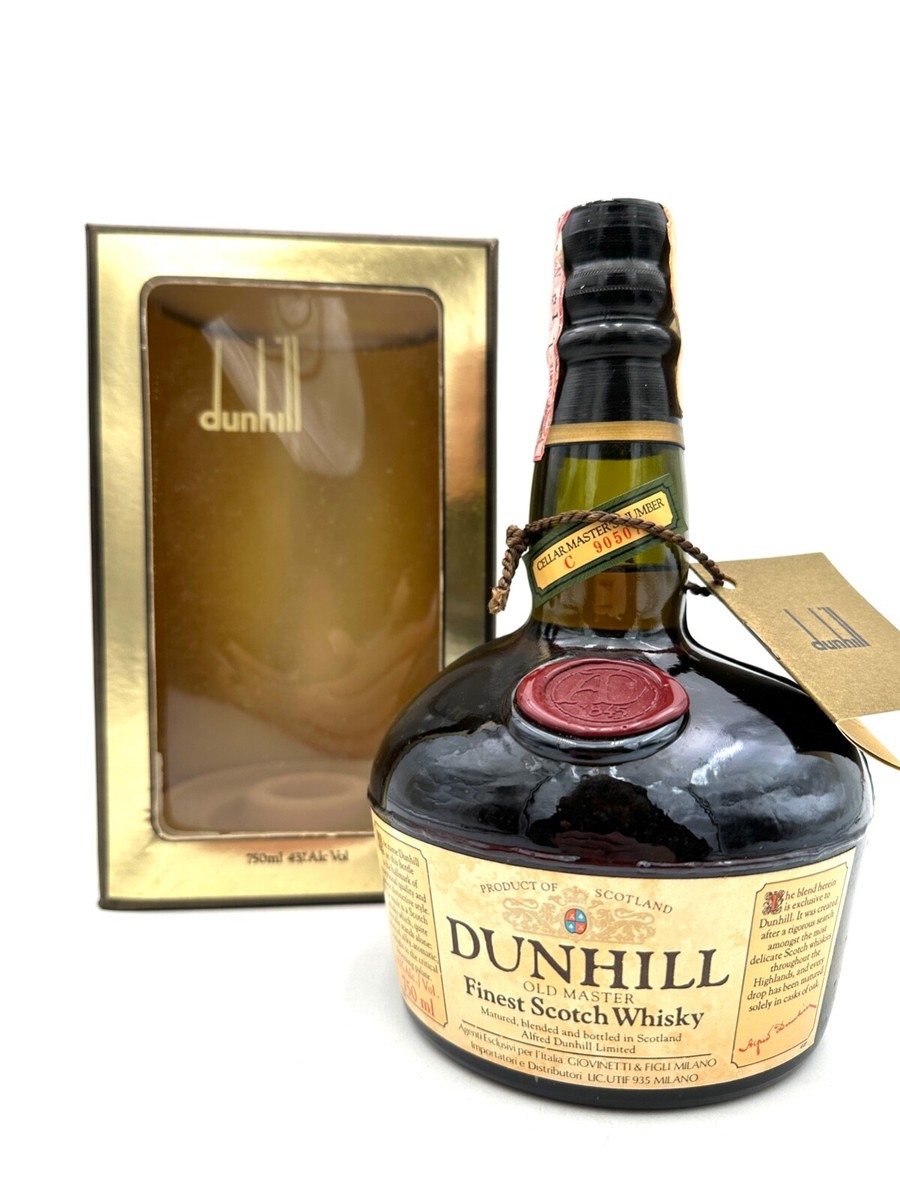 DUNHILL OLD MASTER FINEST SCOTCH WHISKY - 0,75L 43% - '80S DUNHILL OLD MASTER FINEST SCOTCH WHISKY - 0,75L 43% - '80S