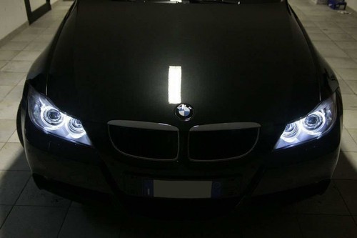 for BMW E90 E92 E93 High Power White H8 LED Angel Eye Halo Ring Mark Light 2pcs - Picture 11 of 12