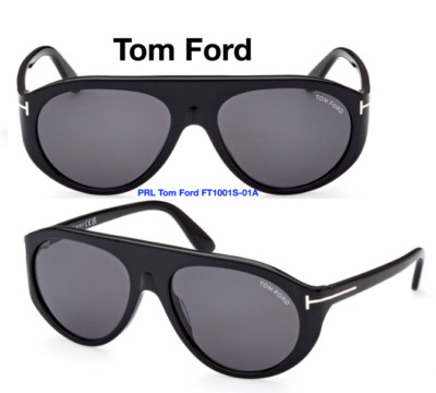 Tom Ford Sunglasses TF 1001 01A Rex-02  Black/Smoke FT 1001 01A