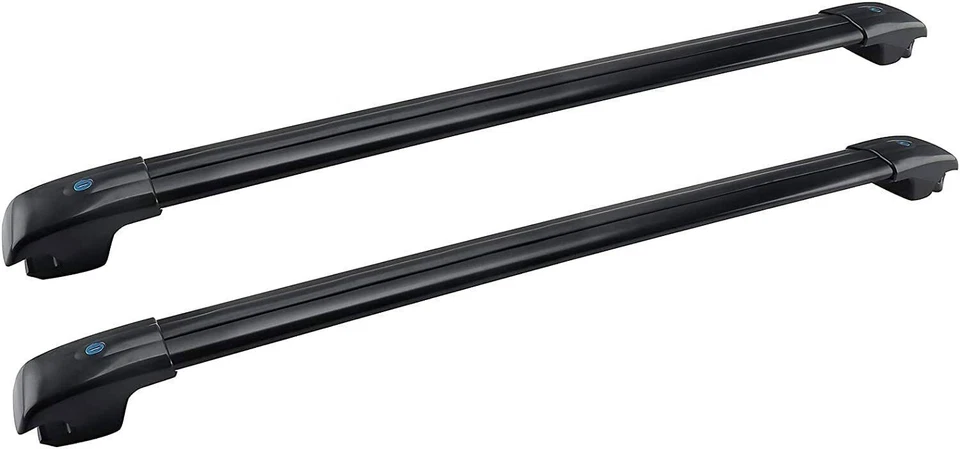 Barras transversales de carga para rieles de techo 2 piezas aptas para Toyota Sienna 2011-2020  Foto 4 de 4