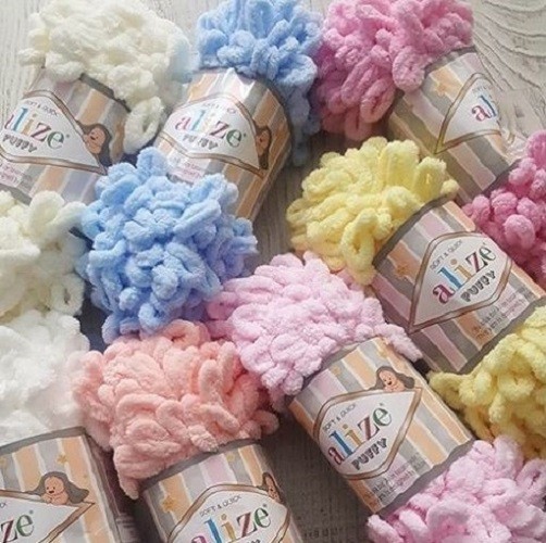 Yarn Alize Puffy plush yarn children's yarn baby yarn blanket yarn