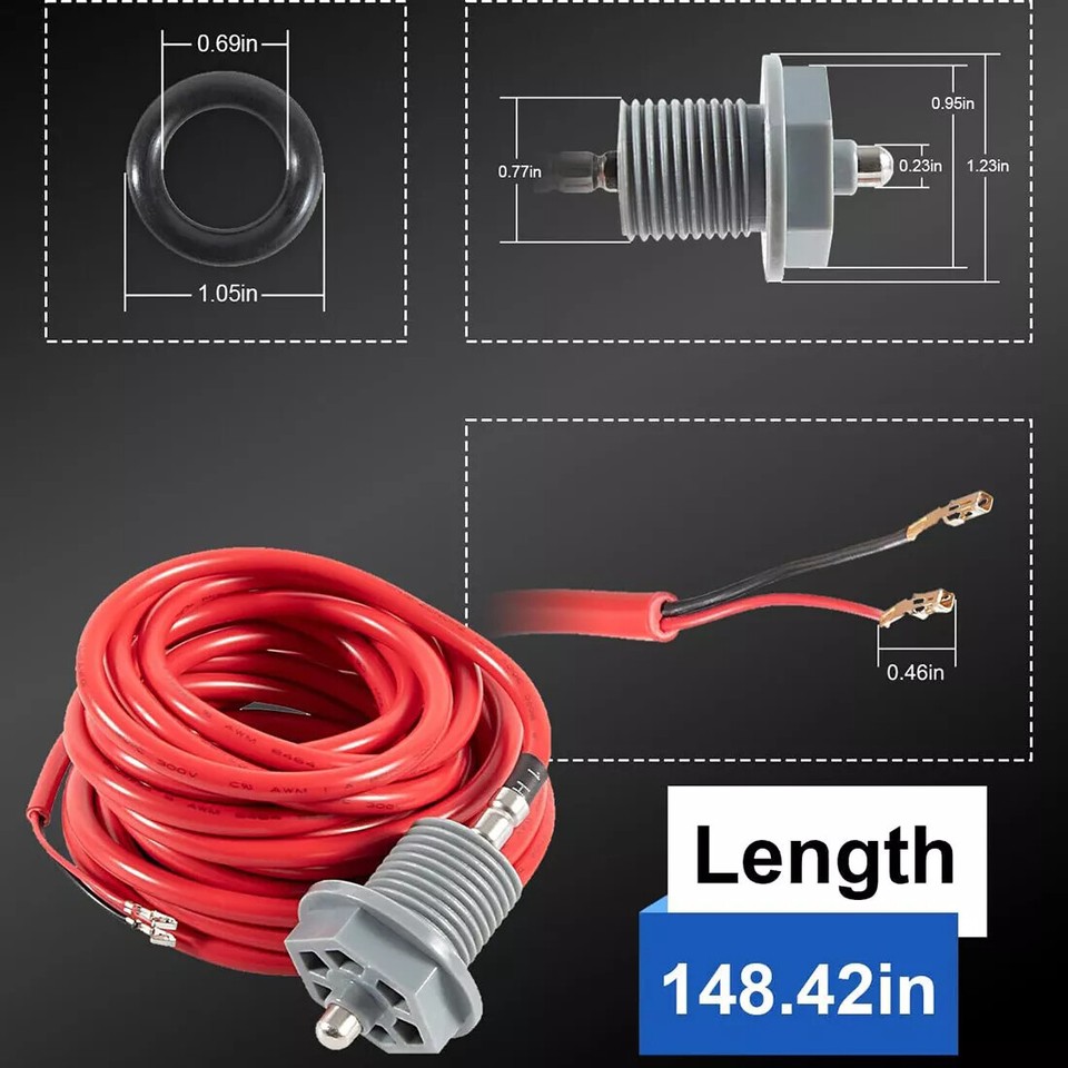 6600167 Temperature Sensor Cable&ORing Fit for Sundance Spas&Jacuzzi