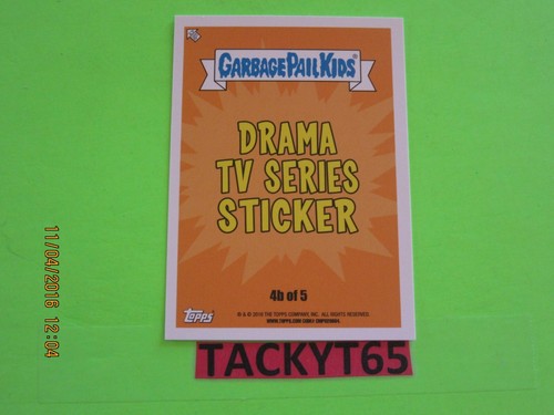 2016 GARBAGE PAIL KIDS TRASHY TV 2 SINGLE BASE CARD(S) NEW YOU CHOOSE - Picture 90 of 178
