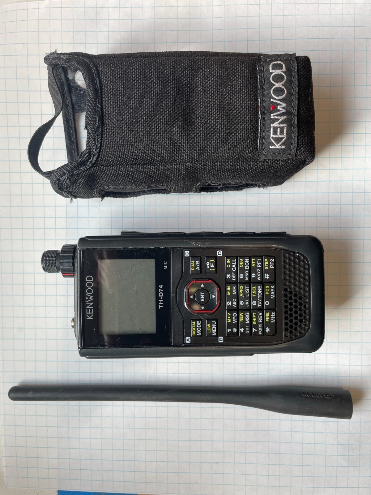 Kenwood THD74A Triband Transceiver Ham Radio VHF UHF DSTAR eBay