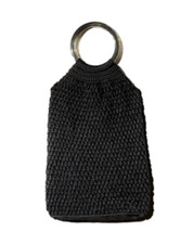 Binge Knitting Maya Small Black Tote Nip