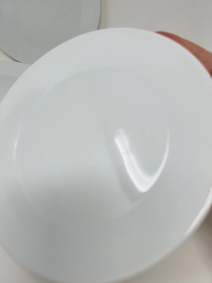 Set 3 IKEA Skyn All White SALAD/Dessert Plates 7 7/8" Round #21986 NEW - Image 2 of 4