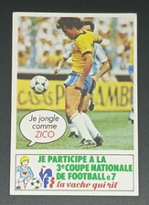 LAUGHING COW - ZICO 1982 - 3rd National Football Cup 7 PANINI