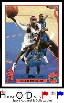 2003-04 Topps #3 Allen Iverson Philadelphia 76ers Basketball Card