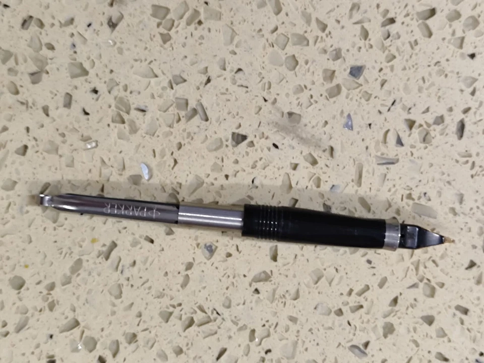 Parker 75  Parts Gold Nip 585  66 France  Fountain  Parts & METAL INK CONVERTER - Image 3 of 4