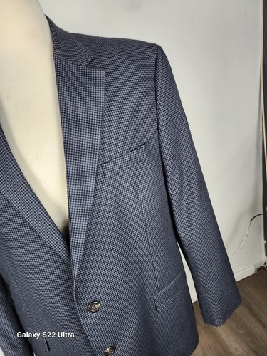Cappotto sportivo Chaps uomo 46L grigio check misto poli rayon S26 - Foto 18 di 24