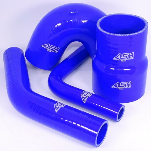 Blue Silicone Hose Elbows All Shapes & Sizes Radiator Coolant Pipes