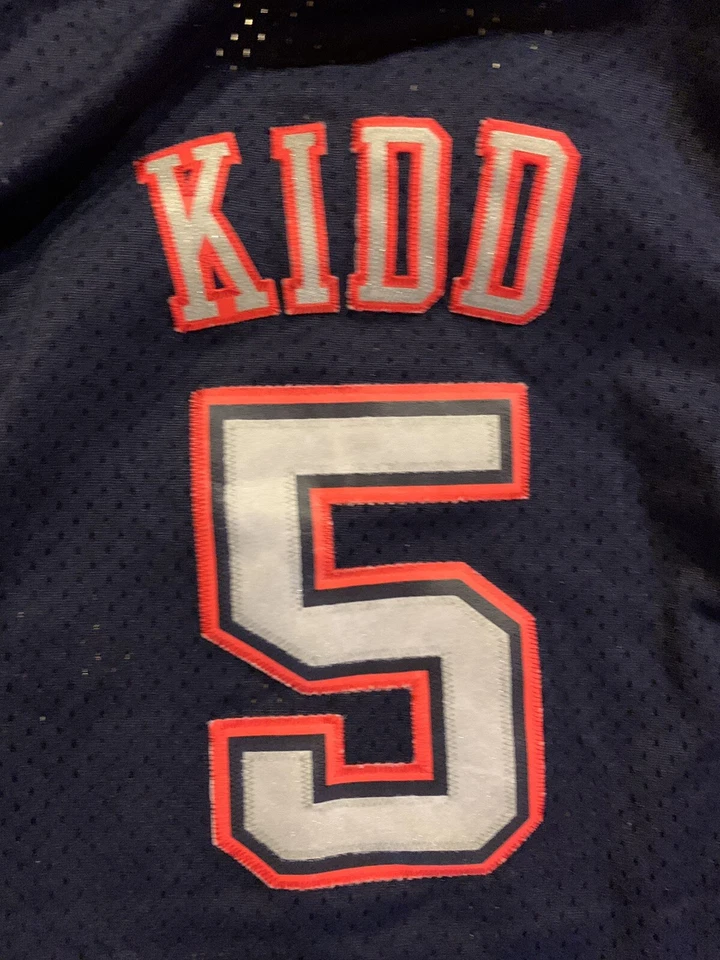 JASON KIDD NUEVA JERSEY NJ NETS BROOKLYN REEBOK Swingman AZUL MARINO Juvenil XL Foto 4 de 4