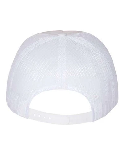 Yupoong 6006 YP Classics 5-Panel Trucker Hat Mesh Back Snapback Flat Bill Cap