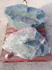   2 Large Granite Garden Rocks ,Rockery Stone Boulders ...344kg and 273kg