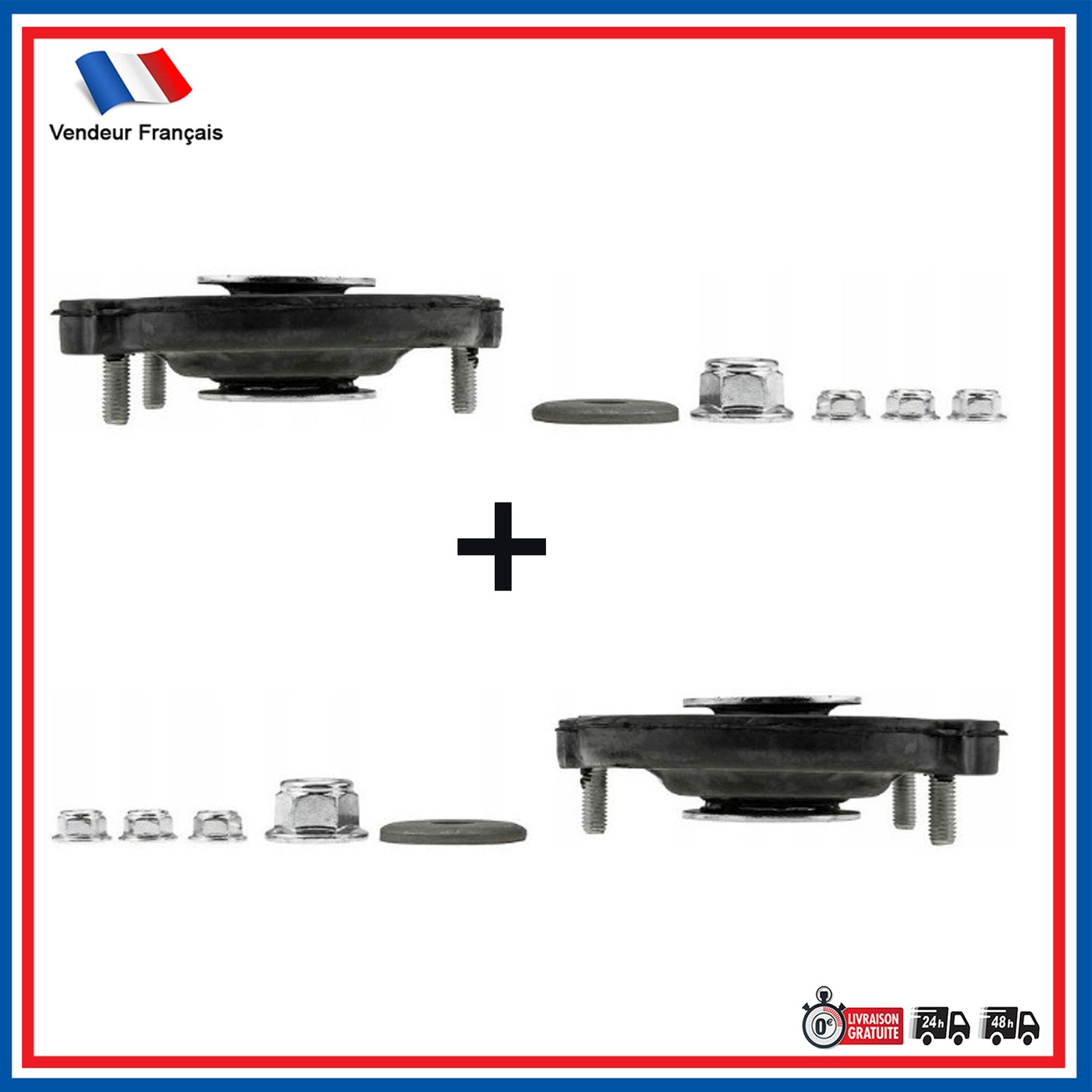 Coupelle de suspension avant Opel Combo CDTI pour la renovation du kit amortisseur avant