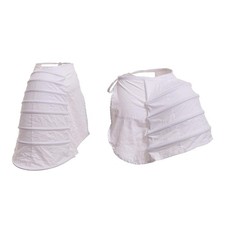 Women Crinoline Petticoat Half Bustle Adjustable Cage Wedding Pannier