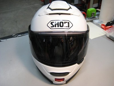 Shoei NEOTEC II White Full Face Modular Motorcycle Helmet Size XL