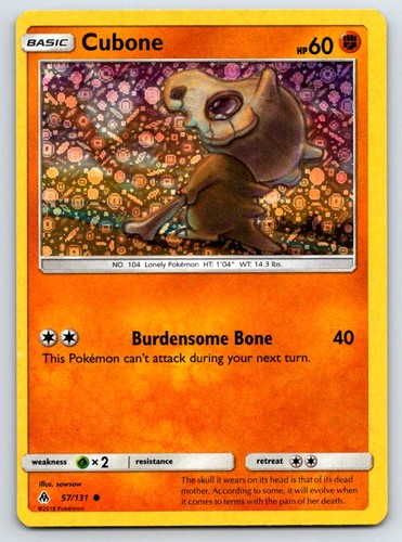 Cubone (General Mills Promo) 057/131 Holo Cards & Products Pokemon NM
