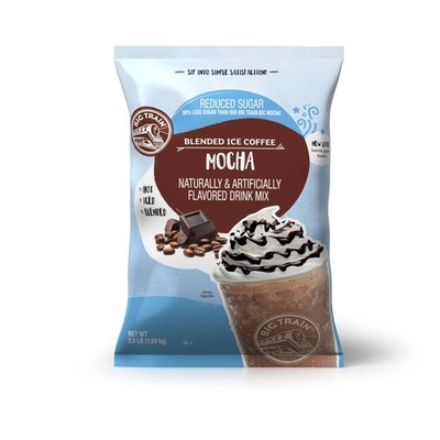 Reduced Sugar Mocha Blended Ice Coffee Beverage Mix, 3.5 Pound Pack of 1