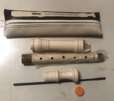 Vintage Yamaha Alto Recorder Baroque with Case