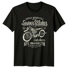 Super Motor Cafe Racer T-Shirt NYC Brooklyn Mens Womens Tee
