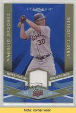 2009 Upper Deck Spectrum Spectrum Swatches Blue Magglio Ordonez #SS-OR READ 3c7