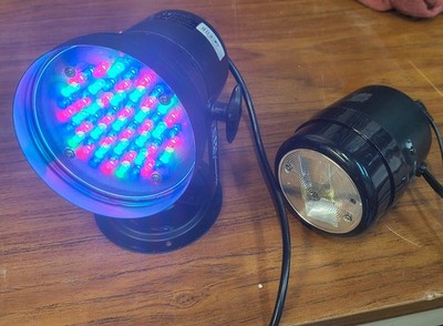 ADJ P36 Pinspot LED w./ Color Mixing + DF-25 AC Strobe Light DJ Lighting Party