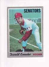 1970 Topps #106 DAROLD KNOWLES (#2)