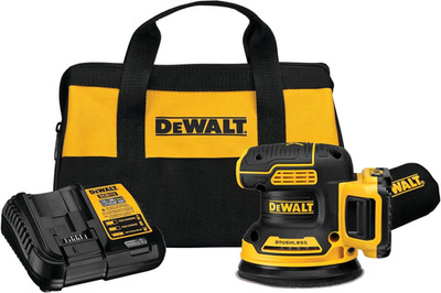DEWALT 20V MAX XR Brushless 5'' Orbital Sander Kit (DCW210D1) w/ 2.0Ah