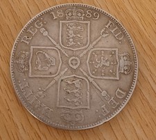 1889 Queen Victoria Double Florin