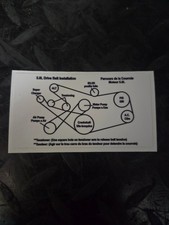 Saleen S351 Decal Mustang Engine 5.8 Hood 1999 1996 Supercharger Belt Sticker